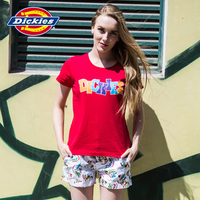 Dickies2015新款夏装 彩虹字母印花短袖T恤 女士潮TEE 152W30EC02_250x250.jpg