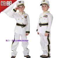 COS服装 万圣节服装 儿童人物扮演衣服 帅气小海军套装送帽子_250x250.jpg