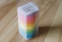韩国贴纸 可爱糖果色彩虹色 手撕日本和纸胶带 彩色贴纸 10个一盒_250x250.jpg