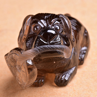 世随天然茶水晶发晶雕刻旺财摆件雕工细腻雕刻小狗摆件_250x250.jpg
