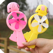 创意迷你风扇大象环保手动手压小风扇儿童手持游戏电风扇学生礼品