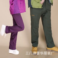 厂家批发定做新款多色彩男女情侣款软壳裤冲锋裤保暖透气防水L201_250x250.jpg