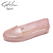 Satchi Sport/沙驰运动夏秋季新款沙滩塑料精灵水晶凉鞋时尚女鞋