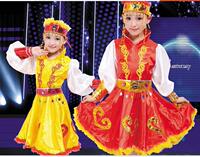 温克尔民族演出服女儿童舞蹈服藏族蒙古族傣族舞蹈表演服女新款夏_250x250.jpg