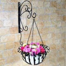 铁艺阳台壁挂创意花架子客厅室内外盆景花盆花几欧式悬挂吊兰特价