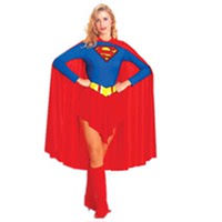 万圣节衣服 cosplay服装 美国队长舞会服饰 成人女生 超人服装_250x250.jpg