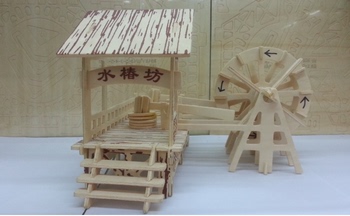 3d立体拼图 益智拼板 成人建筑模型 正品水椿坊 儿童手工玩具