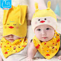 婴幼儿0-1岁男女宝宝秋冬季卡哇伊花式两件套外出套头帽_250x250.jpg