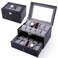 高档20位手表箱手表盒双层手表收纳展示箱大号手表收纳盒子包邮盒_250x250.jpg