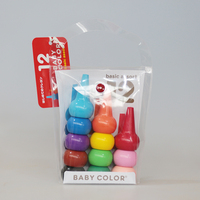 日本进口儿童蜡笔Baby color积木无毒安全儿童蜡笔12色可擦可水洗_250x250.jpg