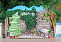 【无尽假日】世界旅游纪念礼品 冰箱贴 美国好莱坞 梦想之地 YW42_250x250.jpg
