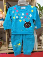 儿童套装可爱童雨小猫弹力套头长袖薄款套装空调室内装_250x250.jpg