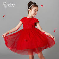 女童连衣裙六一夏装新款红色网纱舞蹈表演公主裙子儿童背心裙礼服_250x250.jpg