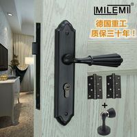 德国米莱米门锁美式木门锁室内卧室房门锁复古锁具室内门锁三件套_250x250.jpg