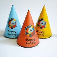 黑桃派 宇航员小火箭主题派对帽子 蓝色橘色黄色 party hat 设计_250x250.jpg