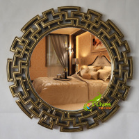艾丽尔欧式中式古典镂空圆形大号壁挂装饰化妆镜试衣镜浴室镜子_250x250.jpg