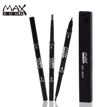 品牌正品热卖Maxdona眉笔眼线笔、眼线液 5色自动旋转眉笔+眼线笔