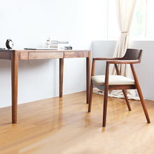 纯实木书桌简约电脑桌北欧宜家办公桌工作台写字台家用1.2米日式