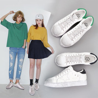 新款韩版做旧星星鞋小白鞋女真皮白色板鞋女鞋系带运动鞋跑步鞋_250x250.jpg