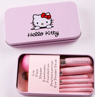 三个笨小猪 Hello Kitty化妆刷套装腮红刷7件刷套刷彩妆工具刷_250x250.jpg