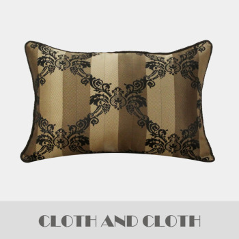 MEIGO布艺 欧式古典花纹提花样板间靠包靠垫抱枕家居沙发床头腰枕