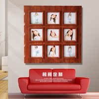 九宫格实木相框婚纱宝宝儿童放大相框客厅卧室创意组合相框像架_250x250.jpg