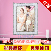 欧式24 36寸创意婚纱照挂墙相框影楼大相框制作结婚照片放大定制_250x250.jpg