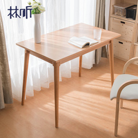 欧式现代实木餐桌时尚休闲小户型餐桌椅组合简约家用客厅桌电脑桌_250x250.jpg