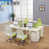 职员桌椅 上海办公家具办公桌卡座简约员工桌屏风4人组合工作位_250x250.jpg