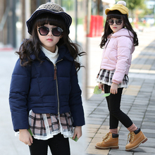 儿童女童棉袄2016新款冬装4韩版冬季内胆小棉袄加厚羽绒棉衣10岁