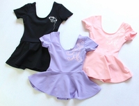 荷兰单3-16岁女童芭蕾舞裙 中大童弹力练功服 女士款粉色紫色黑色_250x250.jpg