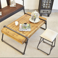特价 美式创意实木茶几 简约时尚咖啡桌  小书桌 复古可折叠桌_250x250.jpg