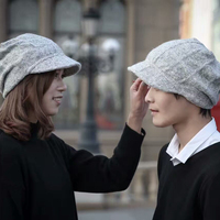 时尚鸭舌帽 保暖骑马护耳帽  棉毛机车款 日系韩版学生帽子_250x250.jpg