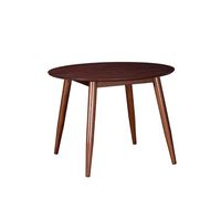 北欧橡胶木实木圆餐桌洽谈桌经典做旧餐厅咖啡圆形状桌_250x250.jpg