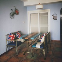 loft欧美式乡村复古家具做旧 铁艺皮革单双三人沙发带扶手靠背椅_250x250.jpg