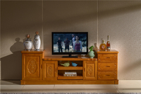 实木电视柜现代简约 高电视机柜 影视柜 储物柜 橡木电视柜 地柜_250x250.jpg