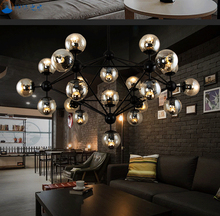 魔豆吊灯北欧创意铁艺客厅餐厅简约卧室网吧咖啡店服装店美式复古