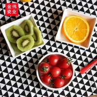 简约陶瓷餐具碟盘 创意小吃小碟子迷你水果沙拉盘碟点心盘小碗子_250x250.jpg