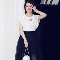 2016夏装新款韩版蕾丝气质无袖小衫+小黑裙两件套套装女_250x250.jpg