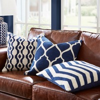 棉麻北欧抱枕 美式沙发靠垫靠枕套 刺绣几何条纹抱枕套 含芯包邮_250x250.jpg