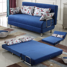 多功能沙发床可折叠拆洗1.2米1.5米1.8米双人客厅宜家实木沙发床