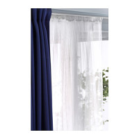 宜家IKEA利尔成品薄纱窗帘网帘穿杆式超值白色正版包邮_250x250.jpg