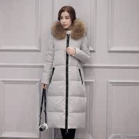 2016冬季韩版新款超大白貉毛领女式中长款羽绒服加厚修身外套包邮_250x250.jpg