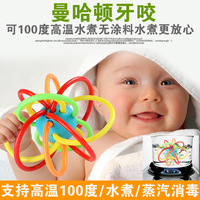 宝宝牙胶球磨牙棒 曼哈顿球固齿器 婴儿磨牙玩具球3-6-12个月_250x250.jpg