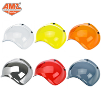 AMZ小贝同款头盔镜片哈雷三扣式带框架复古风镜飞行盔风罩泡泡镜_250x250.jpg