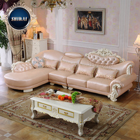 欧式沙发 进口皮沙发组合橡木法式客厅转角实木真皮沙发简欧沙发_250x250.jpg