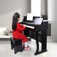 电子钢琴61键木质电钢琴 成人初学儿童入门钢琴电钢琴力度键智能_250x250.jpg