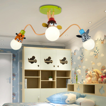 卡通儿童卧室灯创意吸顶灯男女孩宝宝房间灯公主幼儿园游乐园灯具