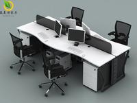 重庆办公家具新款职员办公桌 时尚屏风隔断员工工作位电脑桌爆款_250x250.jpg