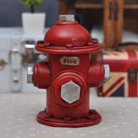 邮筒消防栓电话亭模型 复古英伦风怀旧装饰铁皮存钱储蓄罐_250x250.jpg